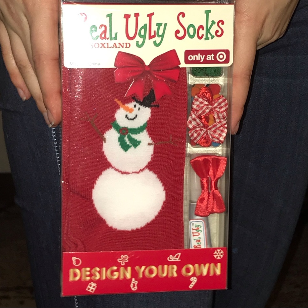 Design your own ugly socks